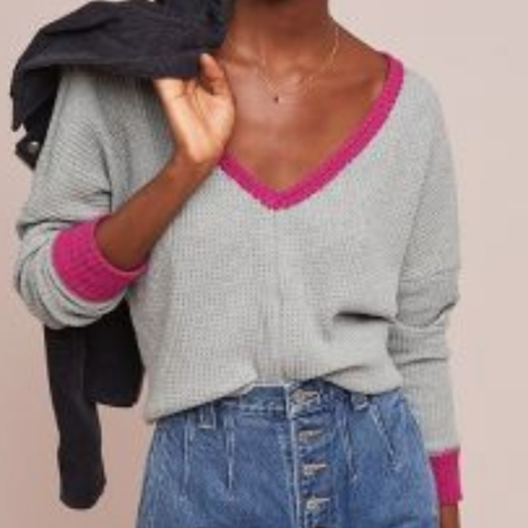 Anthropologie Tops - Anthropologie Waffle Knit Top